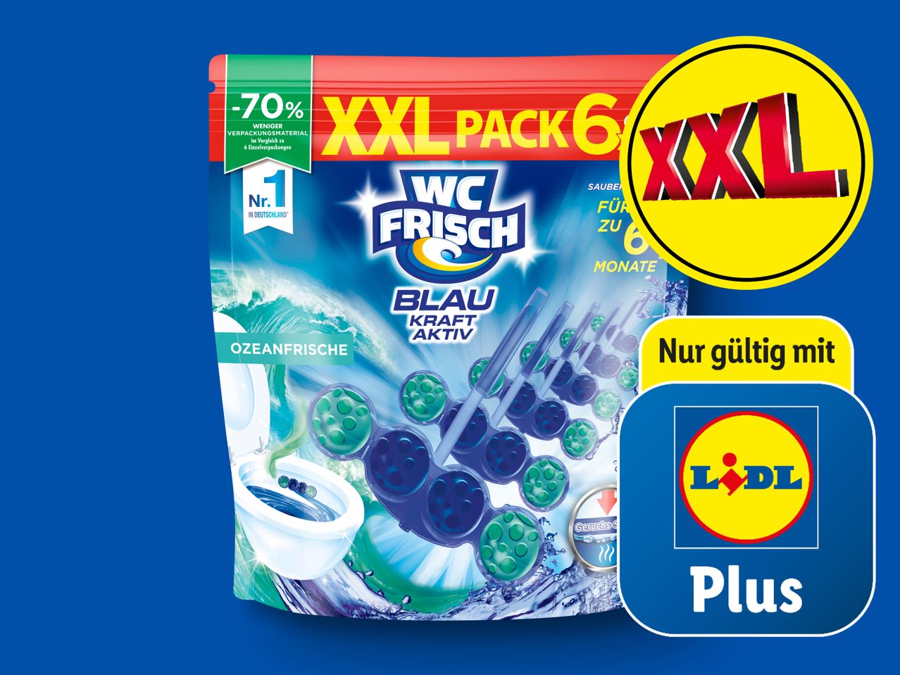 Gehe zu Vollbildansicht: WC Frisch Duftspüler XXL - Bild 1