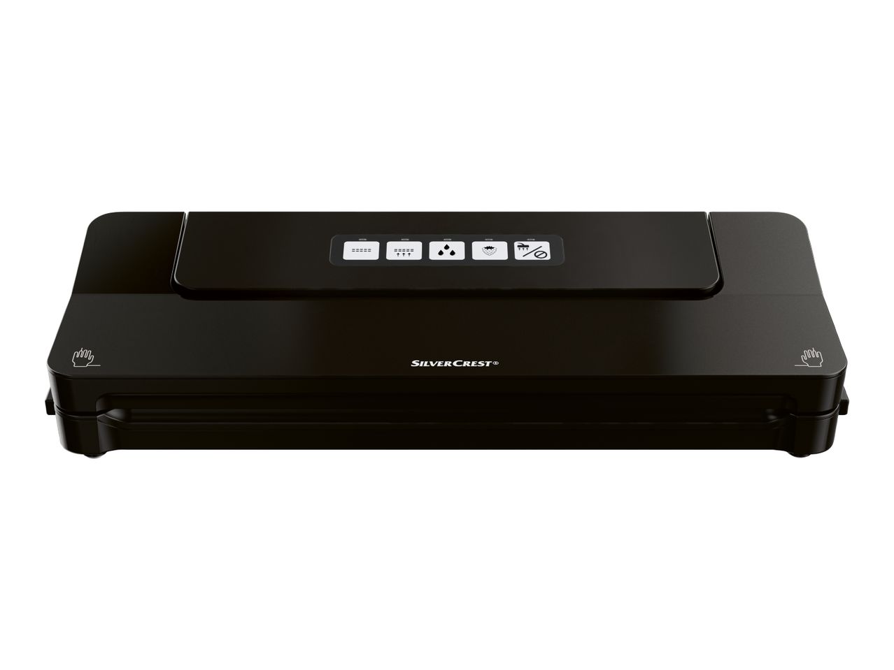 A black FoodSaver vacuum sealer.