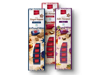 Favorina Lübecker Edel-Marzipan/Feine Nougat Happen