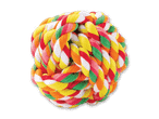 Bunter geflochtener Spielzeugball aus Seil für Haustiere