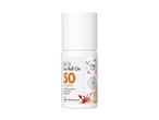 Kids' sun roll-on with SPF 50, immediate protection, fragrance-free, and waterproof.