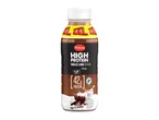 Milbona High Protein Chocolate Flavour Drink, 42g protein per bottle.