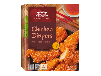 VITASIA Gepaneerde kippenreepjes