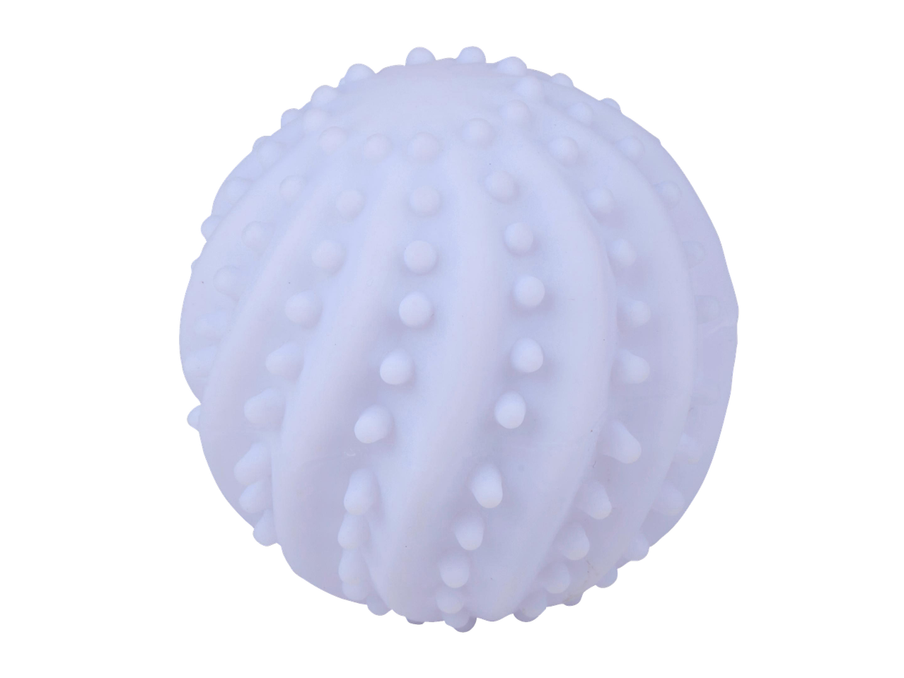 Bola de lavagem branca com picos para acessórios de limpeza