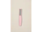Pink nail file with metal surface.