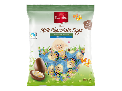 Töltött csokoládétojások