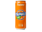 Freeway Orange: blikje sinaasappelsap.