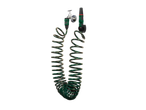 Conjunto de mangueira espiral PARKSIDE com conector de torneira e bico pulverizador.