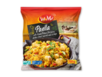 Paella med Alaska Pollock, kyllingebryst, muslinger og rejer i en pose, 750g frossen.