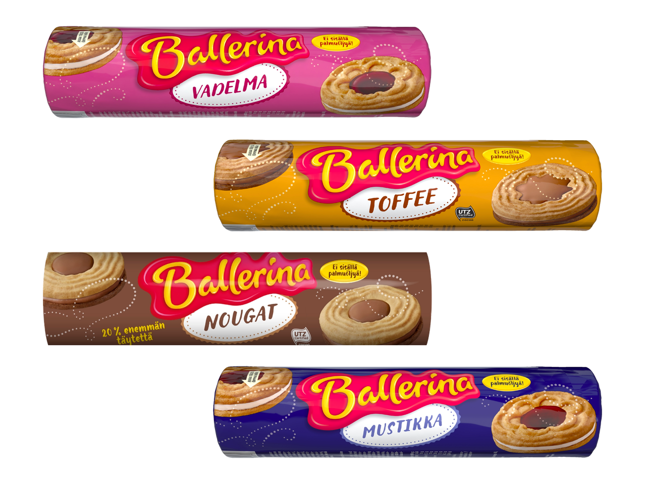 Ballerina-keksi 3 kpl