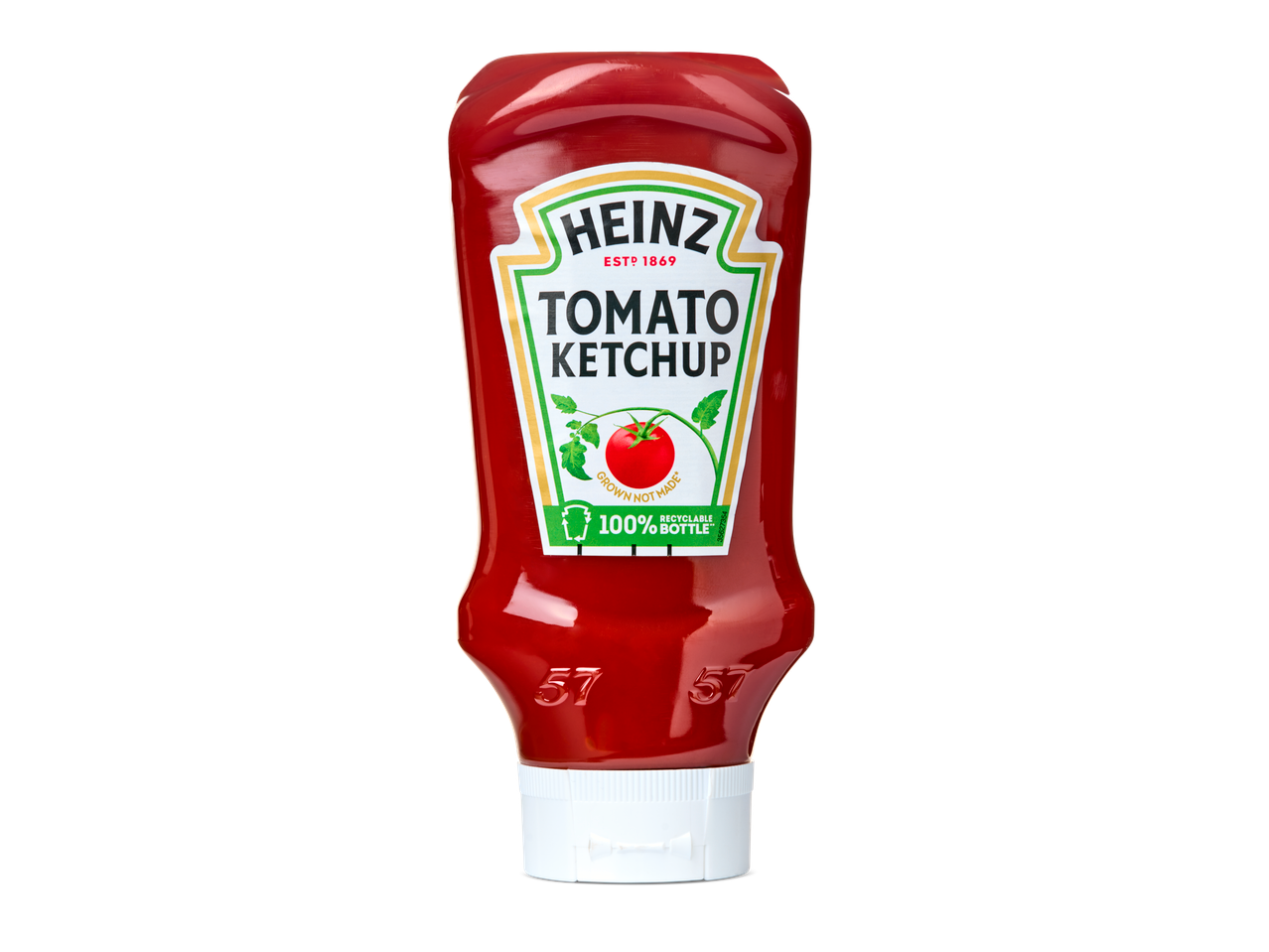 Heinz tomatenketchupfles.
