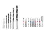 Drill bit and screwdriver bit sets.
