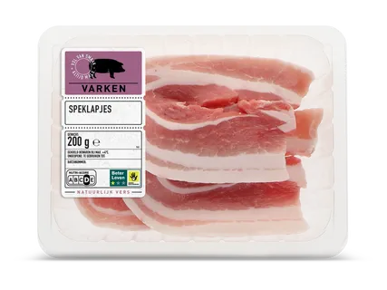 Speklapjes kleinverpakking