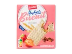 Sondey yoghurt biscuits met aardbeien en rozijnen.