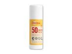 Solstift med SPF 50, nem at påføre og parfumefri, velegnet til allergikere og veganere.