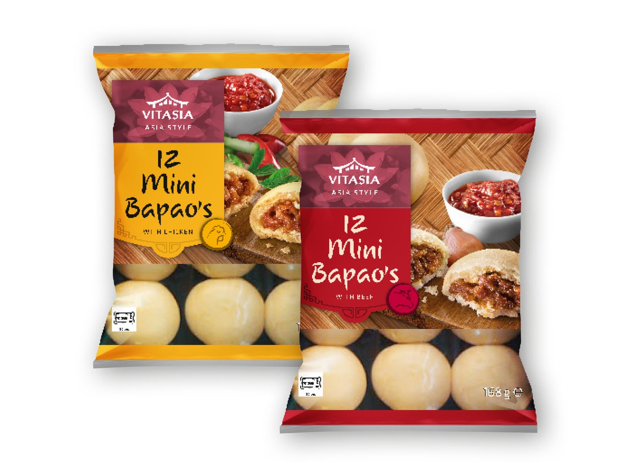 Mini fagottini al vapore ripieni