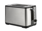 Тостер SilverCrest с две отделения от неръждаема стомана с бутони и контролен диск.