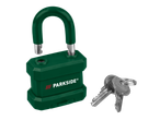 Parkside padlock with two keys.