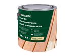 Clear wood oil in a 2.5L can, suitable for indoor and outdoor use, offering waterproofing.