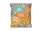 Packaging for colourful sweet potato gnocchi, with a vegetarian label and 400g weight.