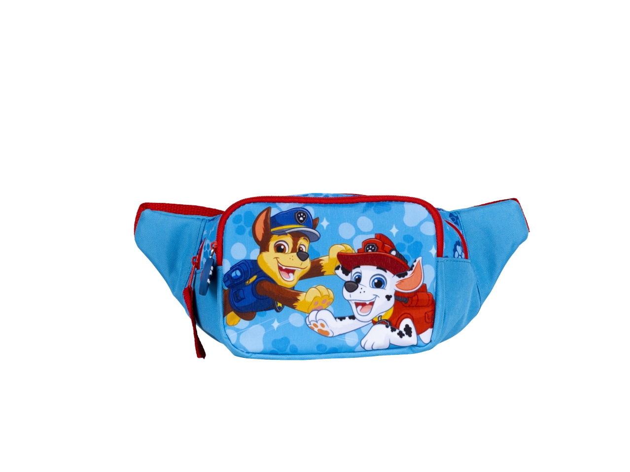 Bolsa de cintura azul com Chase e Marshall da Patrulha Pata