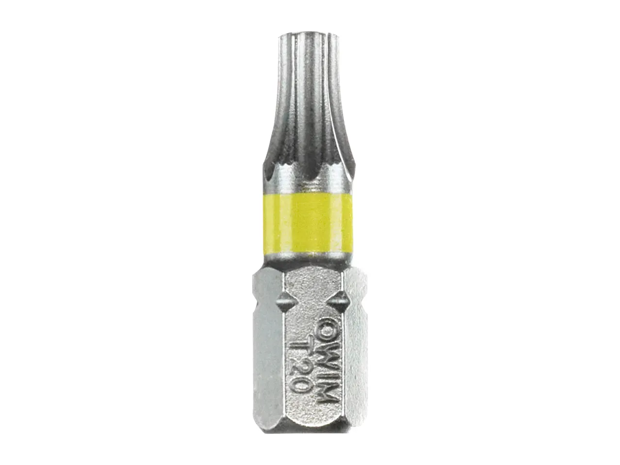 OWIM T20 screwdriver bit with a yellow band