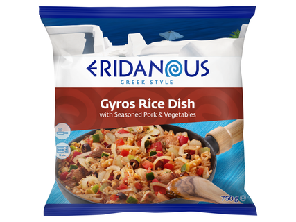 Serpenyős rizs gyros módra