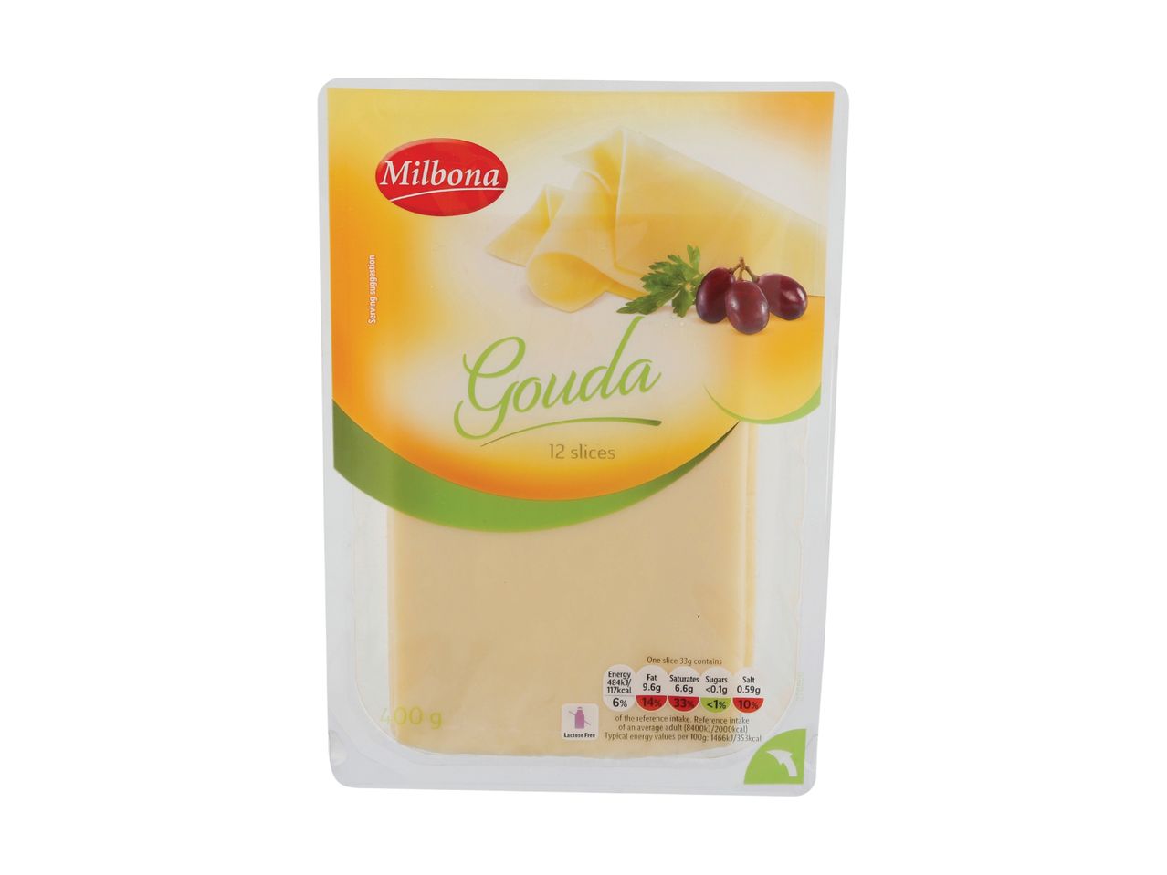 Package of Castello Gouda cheese slices.