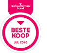 Consumentenbond Beste Koop keurmerk, getest in juli 2026.