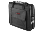 ULTIMATE SPEED® Car Boot Organiser, a black foldable storage bag with a front pocket and carrying handles.