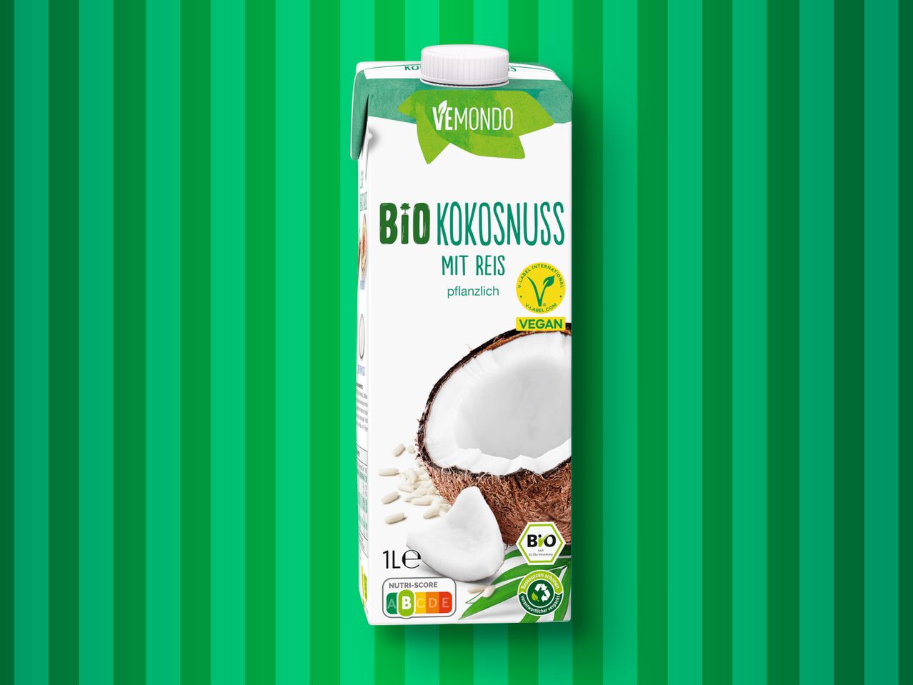 Gehe zu Vollbildansicht: Vemondo Bio Kokos-Reis Drink - Bild 1
