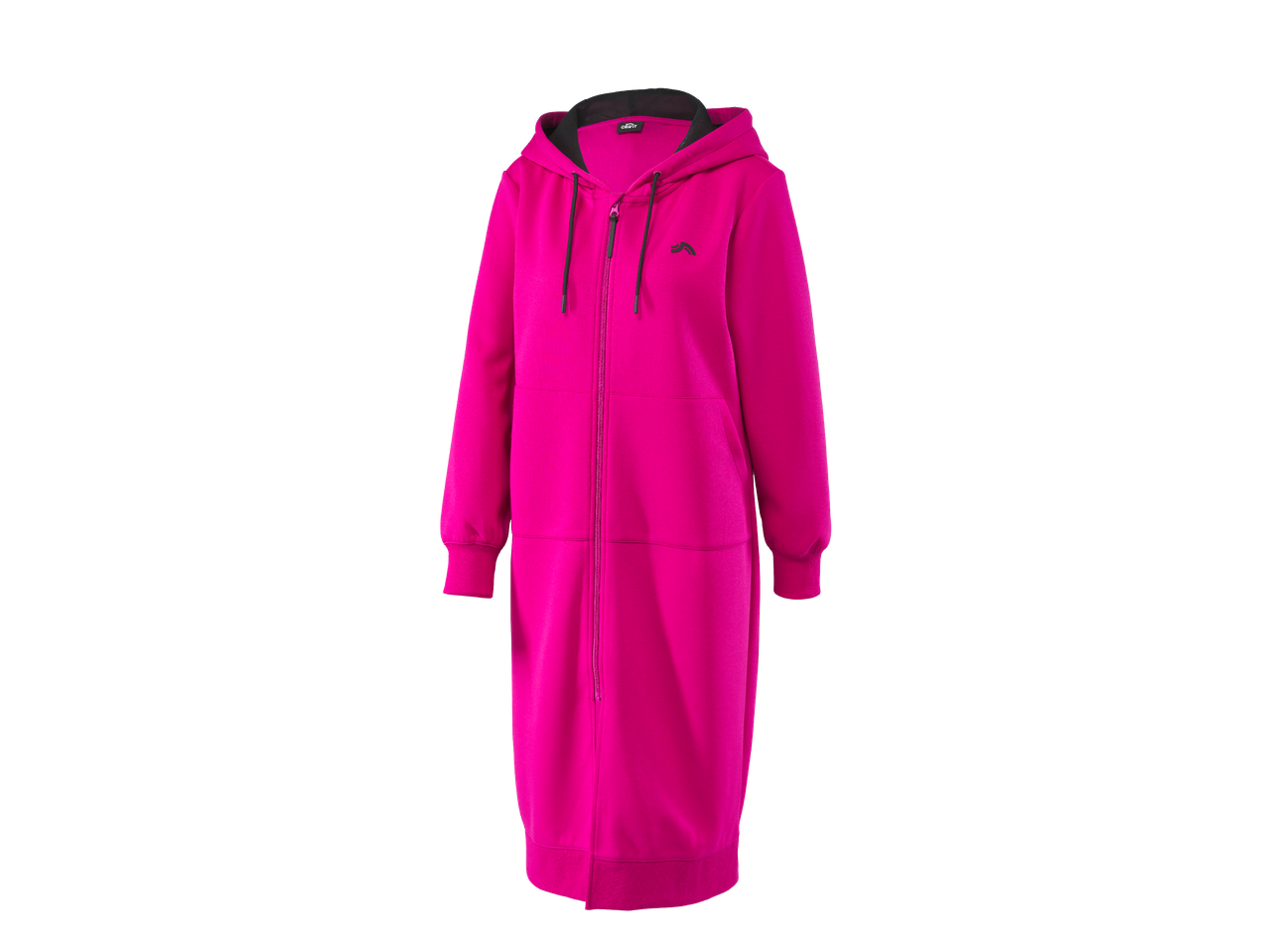 Дълга дамска спортна жилетка Crivit в цвят фуксия