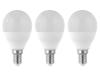 Τρία LED λαμπάκια σε σχήμα σταγόνας.