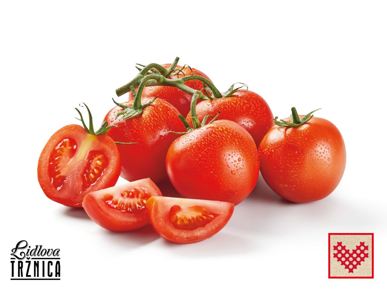 Lidl-ova tržnica: svježe, sočne rajčice spremne za jelo.