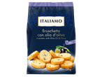 Sachet de bruschetta à l'huile d'olive et aux olives, 150g.