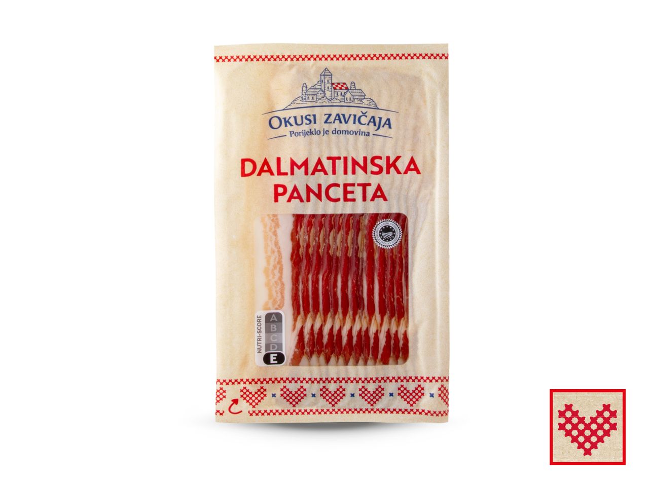 Pakiranje Dalmatinske Pancette od tvrtke Kras.
