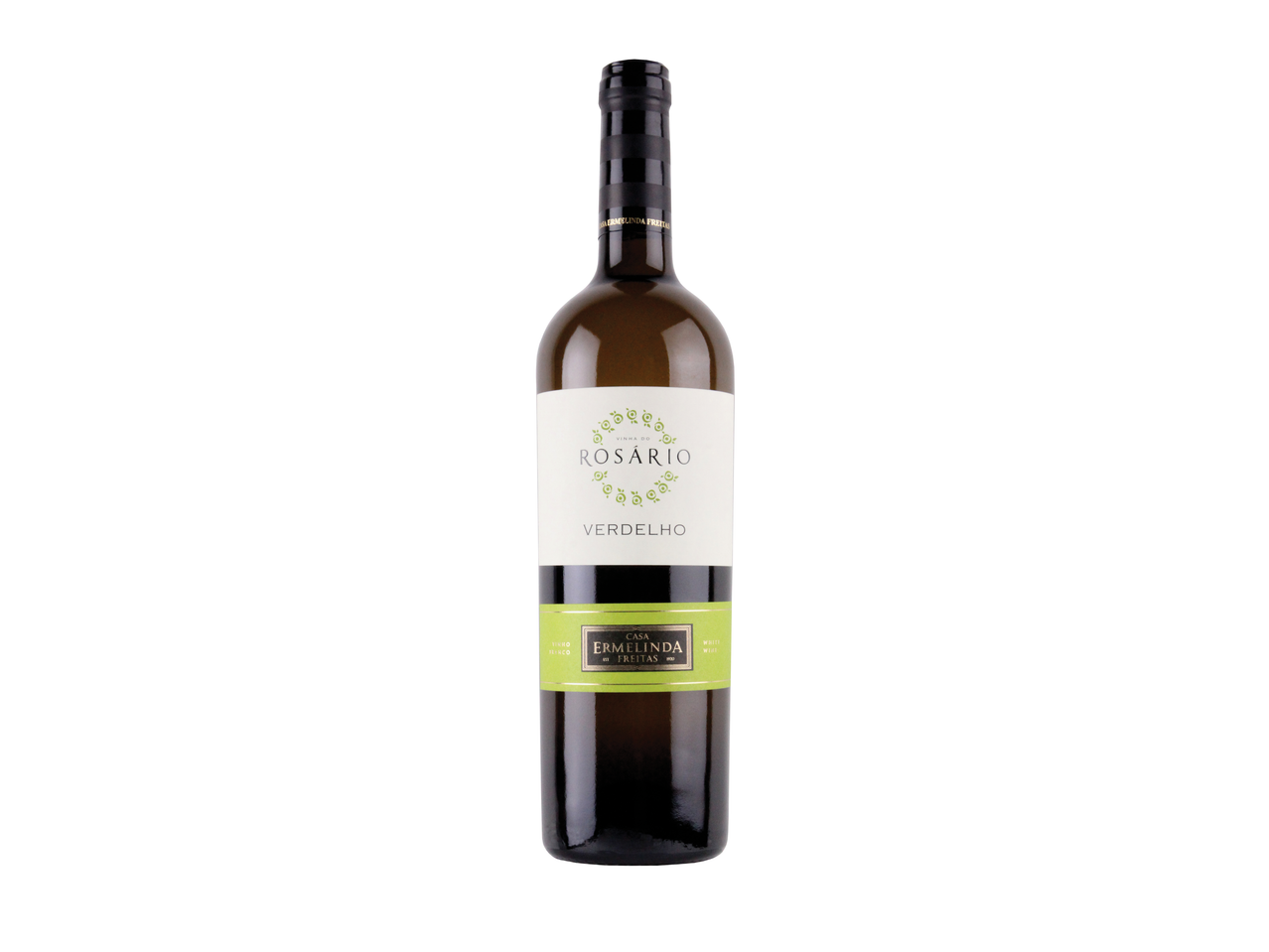 Garrafa de vinho branco Vinha do Rosário Verdelho da Casa Ermelinda Freitas