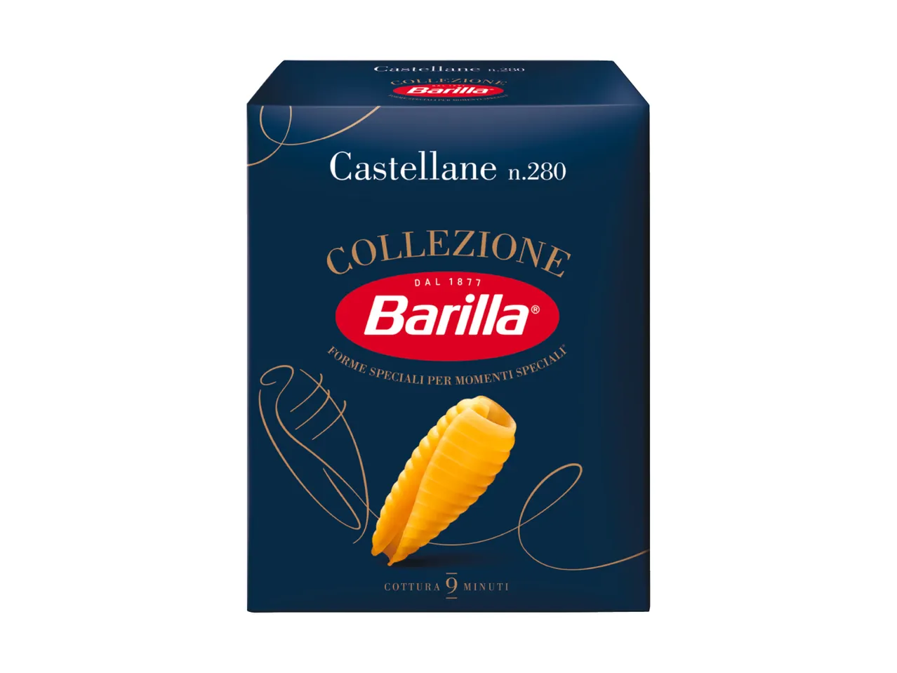 Paquet de pâtes Barilla Castellane n.280, Collection.