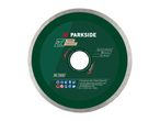 Diamond cutting disc for tiles and ceramics, 125mm diameter, max 80 m/s, 12,250 RPM.