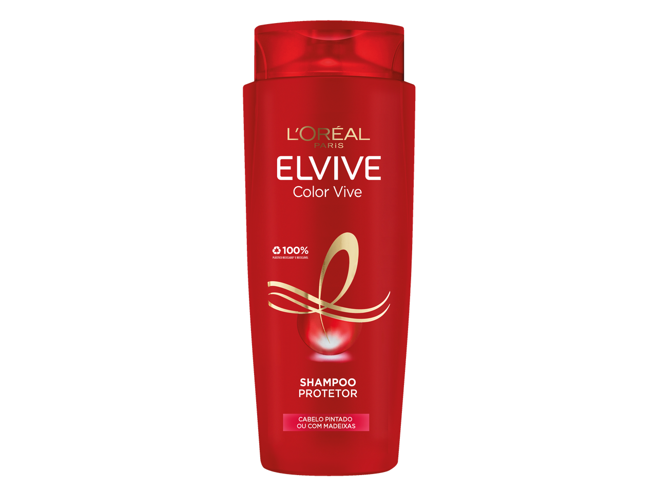 Shampoo protetor Elvive Color Vive da L'Oréal Paris para cabelos coloridos ou com mechas.