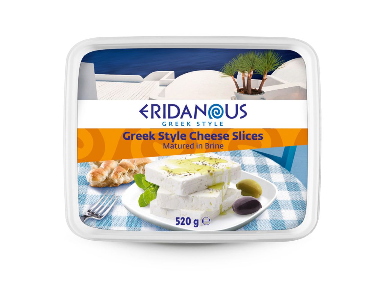 Eridanous grčki sir u kriškama, 520g.