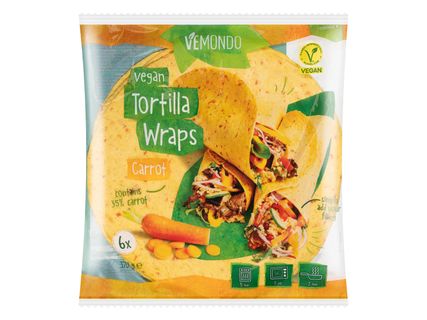 Vegán tortilla wraps