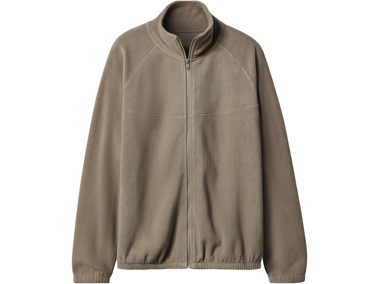 Esmara MEN, Flisinis džemperis (GRS): Rudo fliso džemperis vyrams su užtrauktuku.