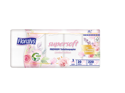Floralys Supersoft Premium Toilettenpapier