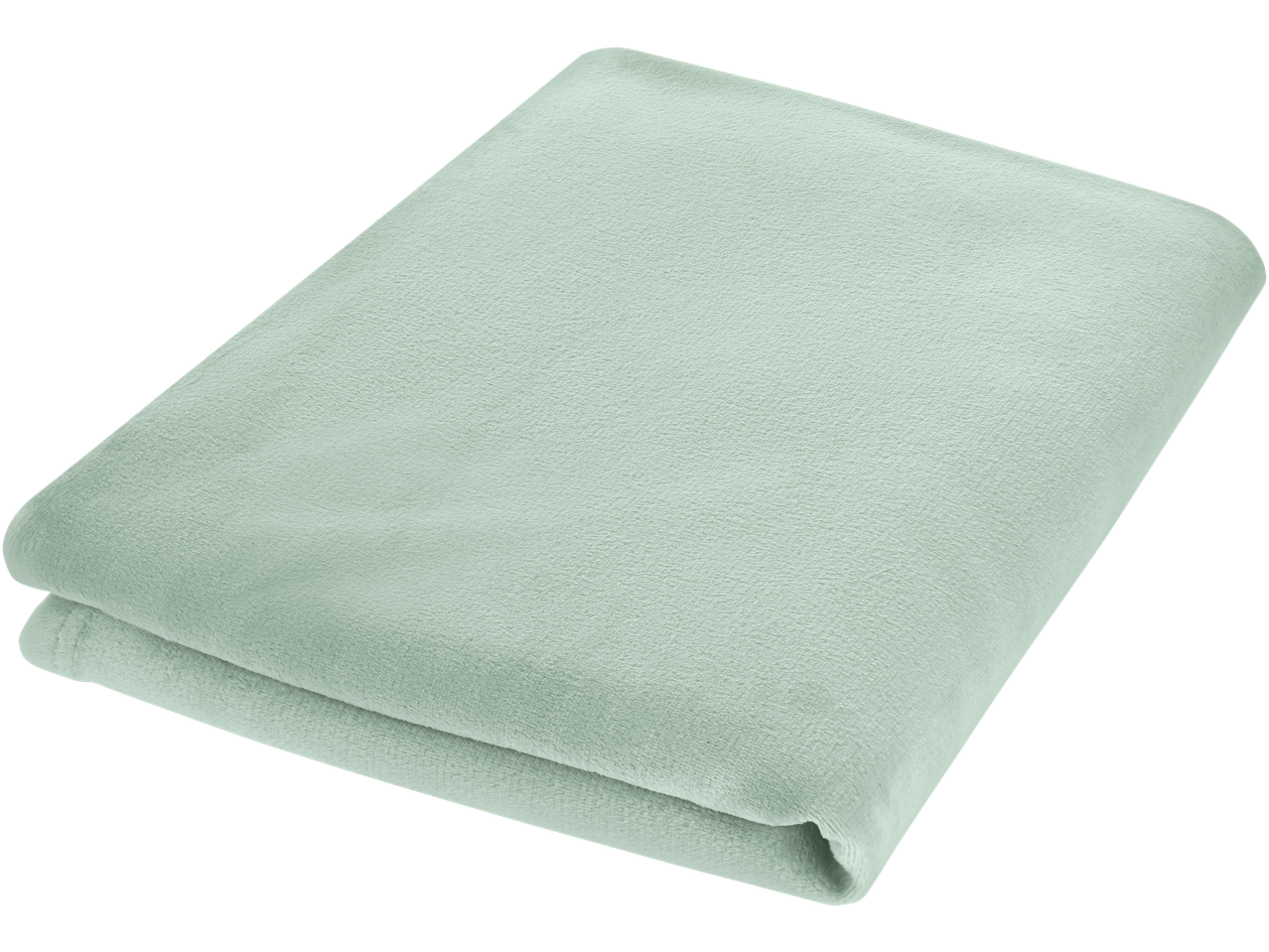 LIVARNO Pledas, sulankstytas šviesiai žalias minkštas pledas