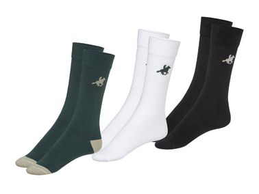 LIVERGY® x U.S. Grand Polo 3 Paar Herren Socken