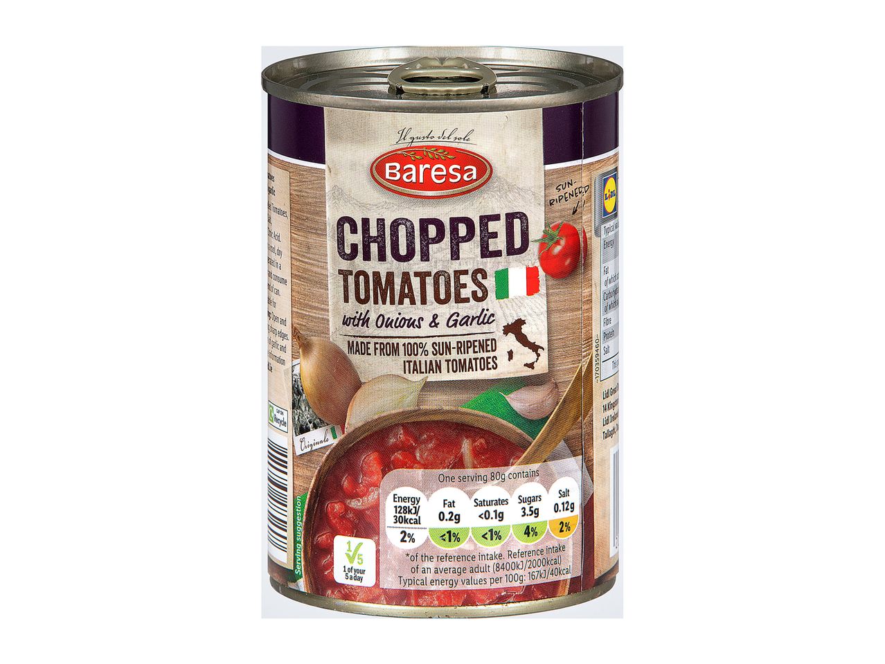Go to full screen view: Chopped Tomatoes Assorted - Image 1