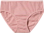 lupilu® Kids' Briefs: Pink and white striped briefs.