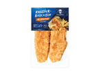 Verpackung von Fischerstolz Knusper-Backfisch im Backteig.