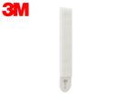 A white 3M Command strip with a textured surface and the 3M logo at the bottom.